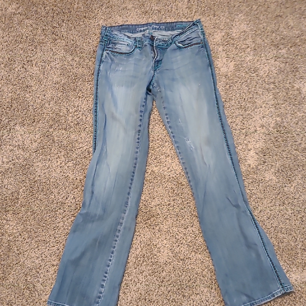 Cowgirl Tuff Light Blue Boot Cut Jeans